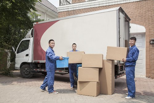 Commercial moving team planning an office relocation in Hounslow