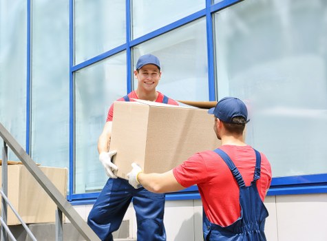Packed boxes and essentials prepared for student removals in Hounslow