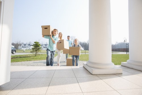 Professional house removals team preparing a move in Hounslow