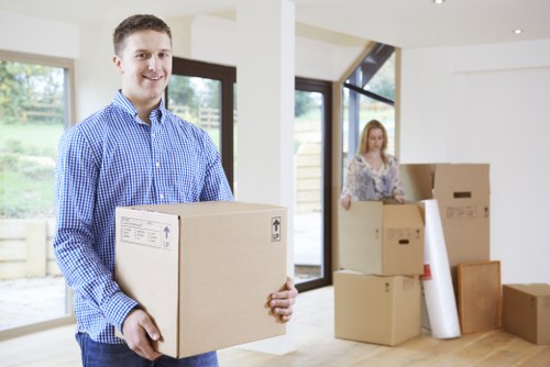 Professional movers preparing a careful relocation in Hounslow