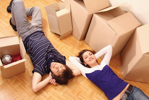 Packing and labelling office items for relocation